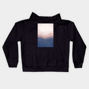 Mist Mountains Landscape Kids Hoodie